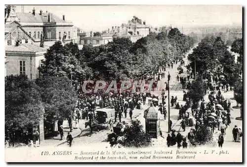 Ansichtskarte AK Angers Boulevard de la Mairie Bessonneau