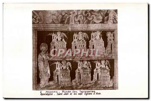 Ansichtskarte AK Angers Musee des Tapisseries Apocalypse Saint Jean et les sept Eglises d Asie