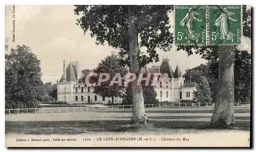 Cartes postales Le Lion D Angers (M et L) Chateau du Mas