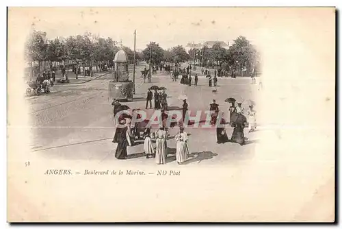 Cartes postales Angers Boulevard de la Marine