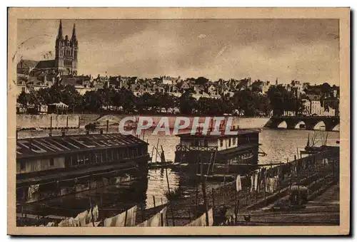 Cartes postales Angers La Maine la Cathedrale et le Chateau