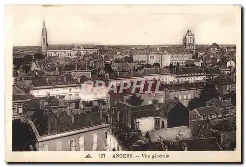 Cartes postales Angers Vue generale