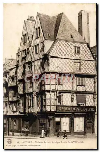 Ansichtskarte AK Angers Maison Adam Antique Logis du XVII siecle