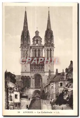 Cartes postales Angers La Cathedrale