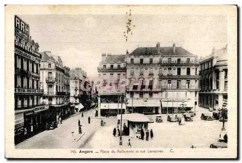 Cartes postales Angers Place Du Ralliement Et rue Lenepveu