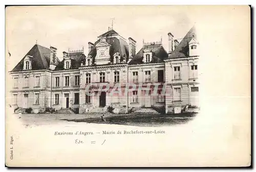 Cartes postales Environs d Angers Statue Mairie de Rochefort sur Loire