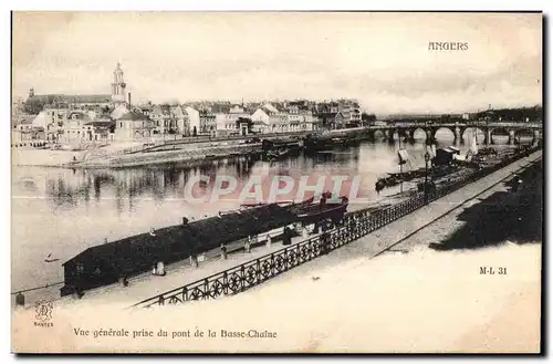 Cartes postales Vue generale prise du pont de a basse chaine