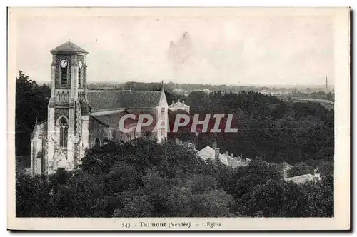 Ansichtskarte AK Talmont (Vendee) L Eglise