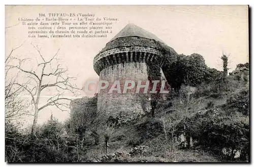 Cartes postales Tiffauges (Vendee) Chateau de Barbe Bleue La Tour du