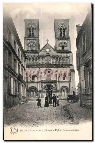 Ansichtskarte AK Chatellerault (Vienne) Eglise Saint Jacques