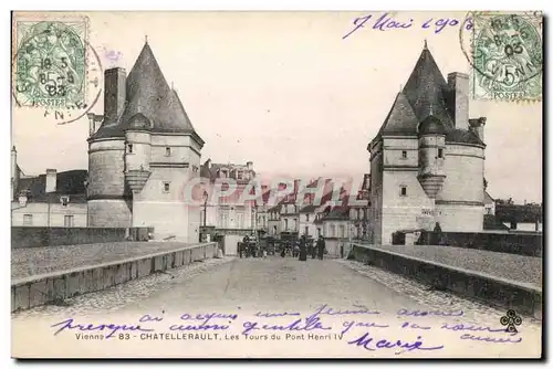 Cartes postales Chatellerault Las Tours Du Pont Henri