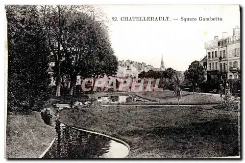 Cartes postales Chatellerault Square Gambetta