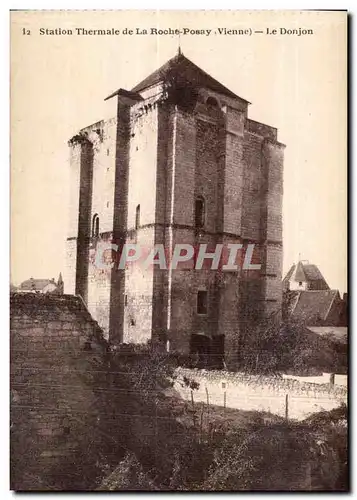 Ansichtskarte AK La Vienne Roche Posay Station Thermale Le Donjon