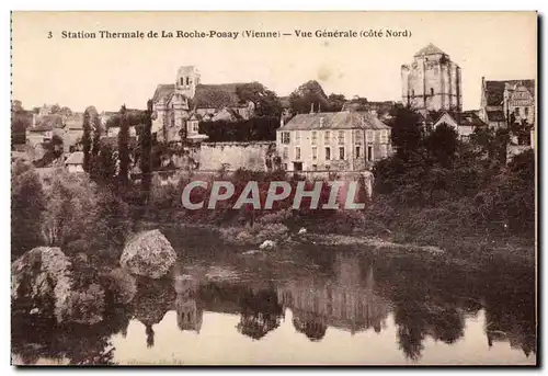 Cartes postales Station thermale de la roche posay (vienne) vue generale (cote nord)