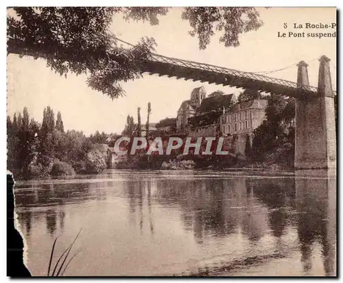 Cartes postales La roche le pont suspendu