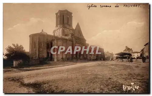 Cartes postales La vendee environs du fontenay le comte eglise romane de vouvant