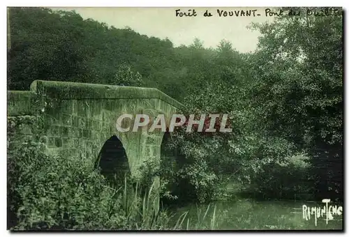 Cartes postales Foret de vouvant mervent pont des ouilleres