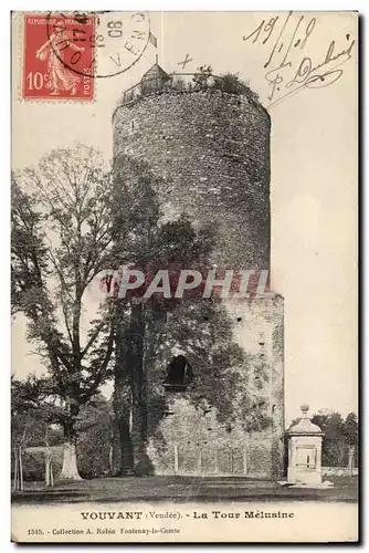 Cartes postales Vouvant (vendee) la tour melusine