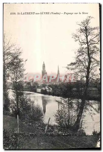 Ansichtskarte AK St laurent sur sevre (vendee) paysage sur la sevre