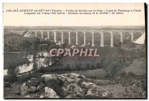 Ansichtskarte AK St laurent sur sevre (vendee) vindue de barbin sur la sevre ligne de fontenay a cholet longueur