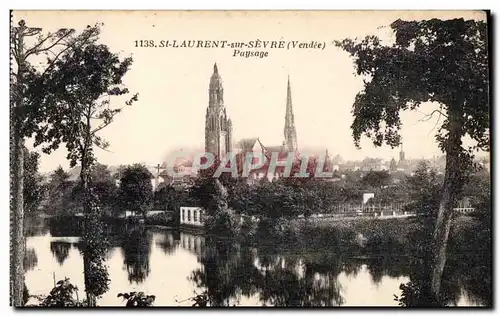 Cartes postales St Laurent sur Sevre (Vendee) Paysage