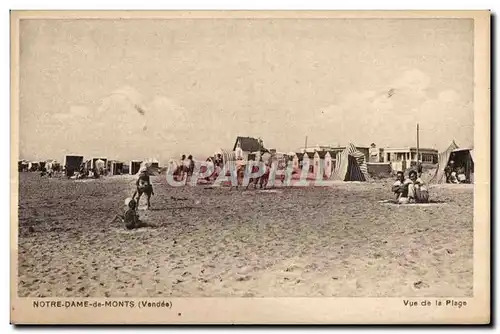 Cartes postales Vue De la Plage Notre Dame de Monts