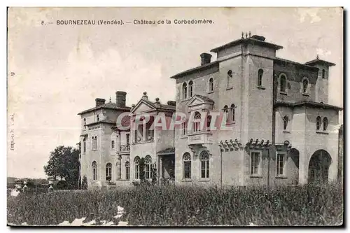 Ansichtskarte AK Bournezeau (Vendee) chateau de la corbedomere