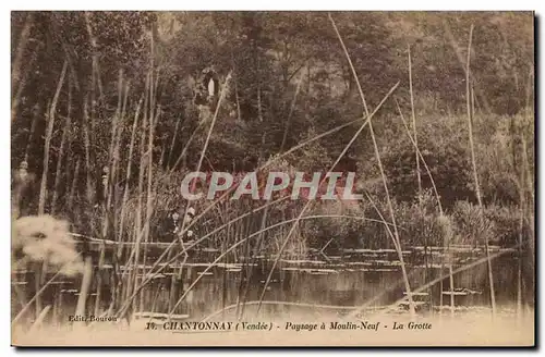 Ansichtskarte AK Chantonnay (Vendee) paysage a moulin neuf la grotte