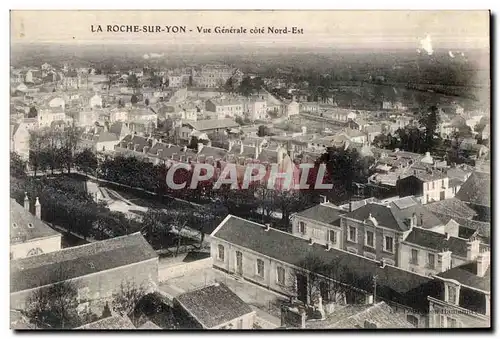 Cartes postales La Roche Sur Yon Vue Generale cote Nord Est