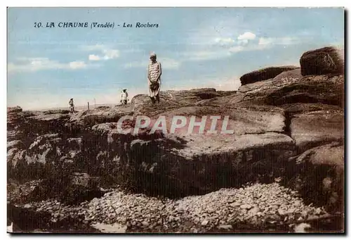 Ansichtskarte AK La Chaume (Vendee) Les Rochers