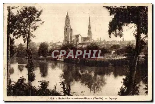 Cartes postales Saint Laurent sur Sevre (Vendee) Payssage