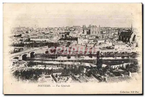 Cartes postales Poitiers Vue Generale