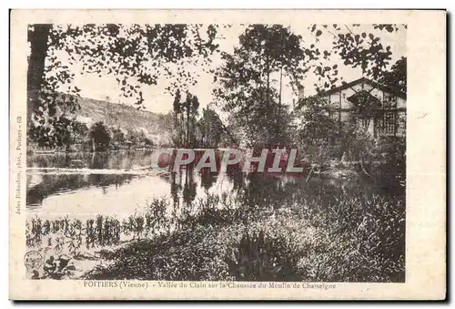 Ansichtskarte AK Poitiers (Vienne) Vallee du Clain sur la Chaussee du Moulin de Chasseigne