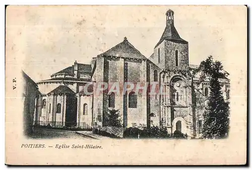 Cartes postales Poitiers Eglise Saint Hilaire