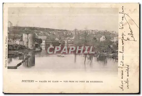 Cartes postales Poitiers Vallee du Calin Vue Prise Du Pont De Rochereuil