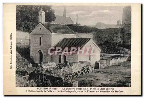 Cartes postales Poitiers (Vienne) La derniere oeuvre de RP de la Croix en 1911