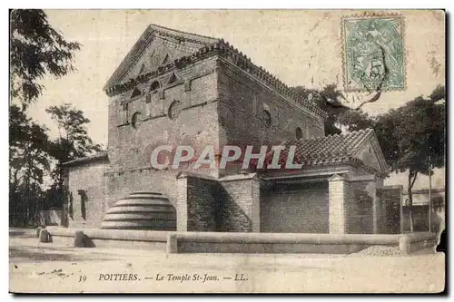 Cartes postales Poitiers Le Temple St Jean