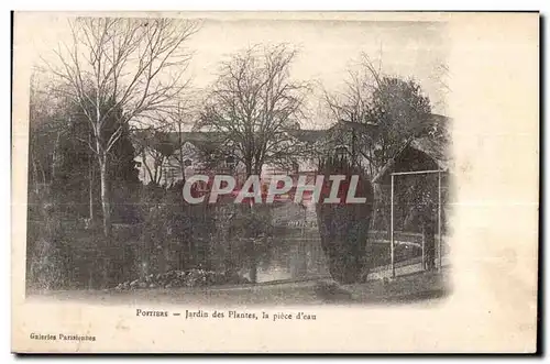 Ansichtskarte AK Poitiers Jardin des Plantes la piece d eau