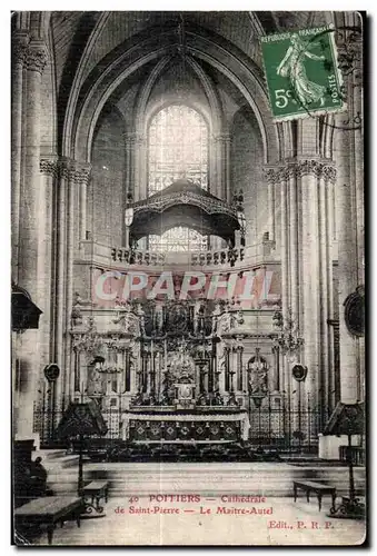 Cartes postales Poitiers Cathedrale de Saint Pierre le Maitre Autel