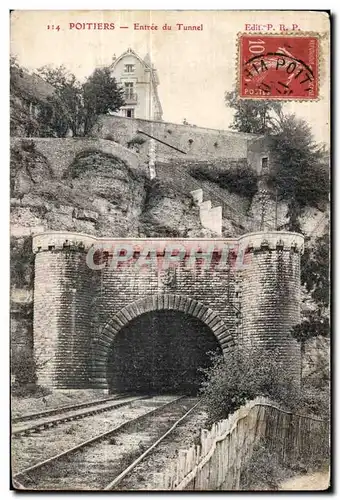 Cartes postales Poitiers Entree du Tunnel
