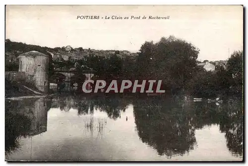 Ansichtskarte AK Poitiers Le Clain au Pont de Rochereuil