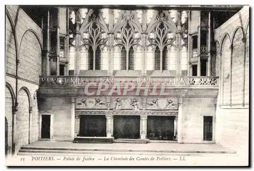Cartes postales Poitiers Palais de Justice La Cheminee des Comtes de Poitiers