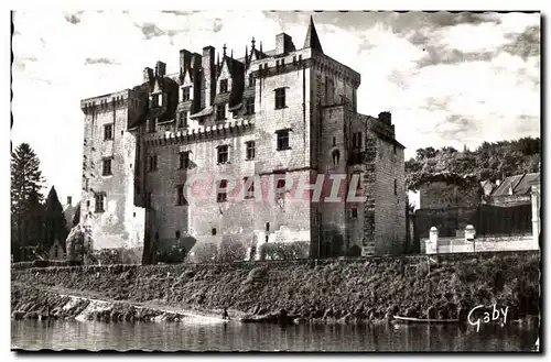 Ansichtskarte AK Montsoreau Le Chateau facade Nord vu de la Loire