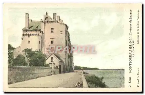 Cartes postales Montsoreau Environs de Saumur Le Chateau