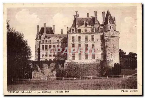 Cartes postales Brissac Le Chateau Facade Sud