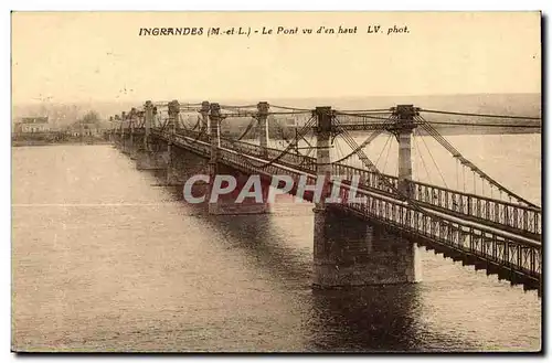 Cartes postales Ingrandes Le Pont vu d en haut