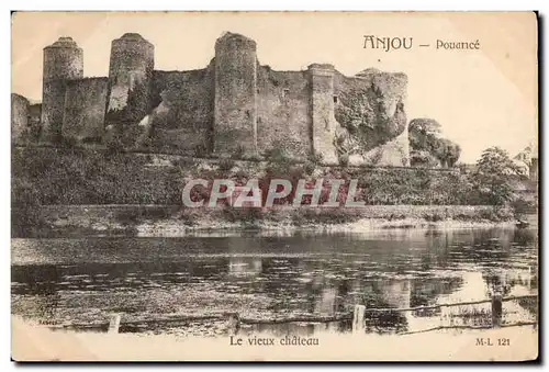 Cartes postales Anjou Pouance Le vieux chateau