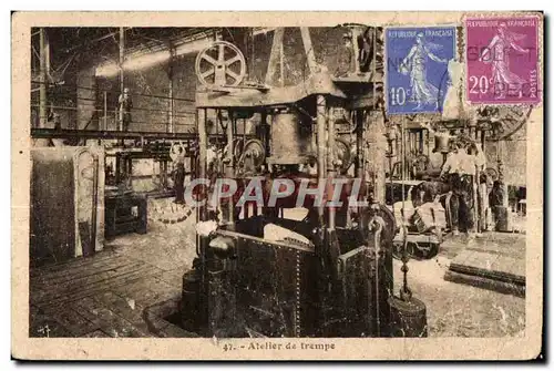 Cartes postales Atelier de trempe Chateaubriand