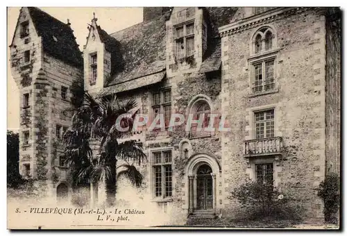 Cartes postales Villeveque (M et L) Le Chateau