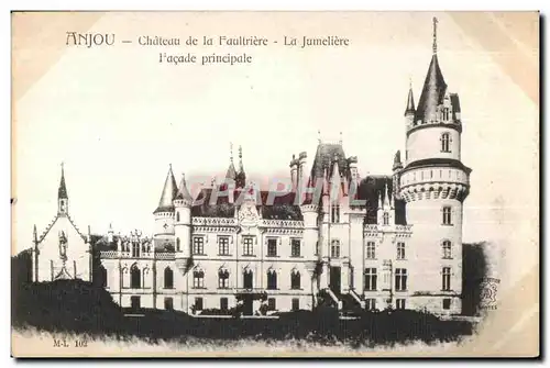 Ansichtskarte AK Anjou Chateau de la Faoultriere La Jumeliere Facade princepale